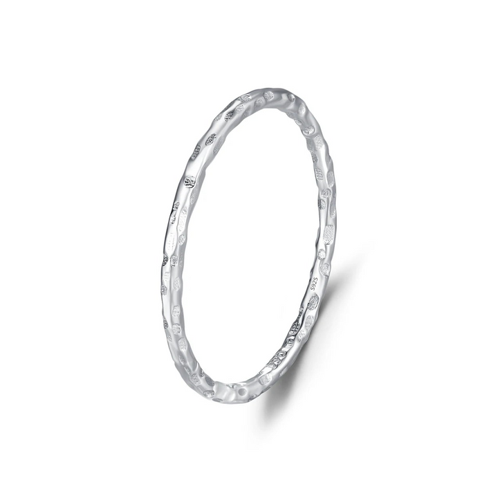 925 Sterling Silver Simple Fashion Stackable Ring