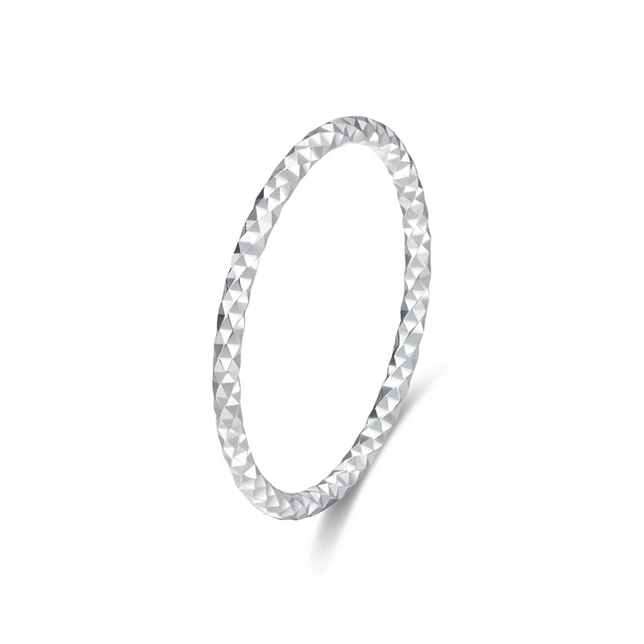 925 Sterling Silver Simple Fashion Stackable Ring