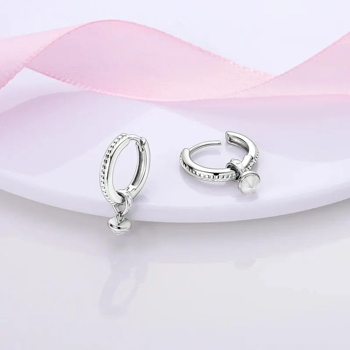 Sterling Silver 925 Hoop Earrings