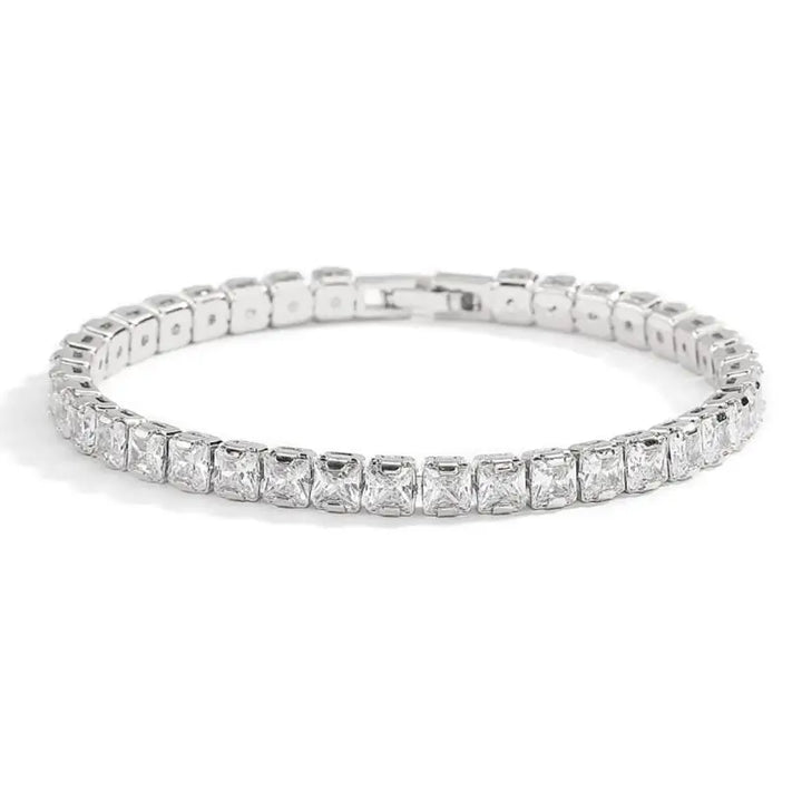 Luxury Moissanite Bracelet: Sparkling S925 Sterling Silver Diamond Jewelry