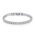 Elegant 925 Sterling Silver Bracelet with Zircon