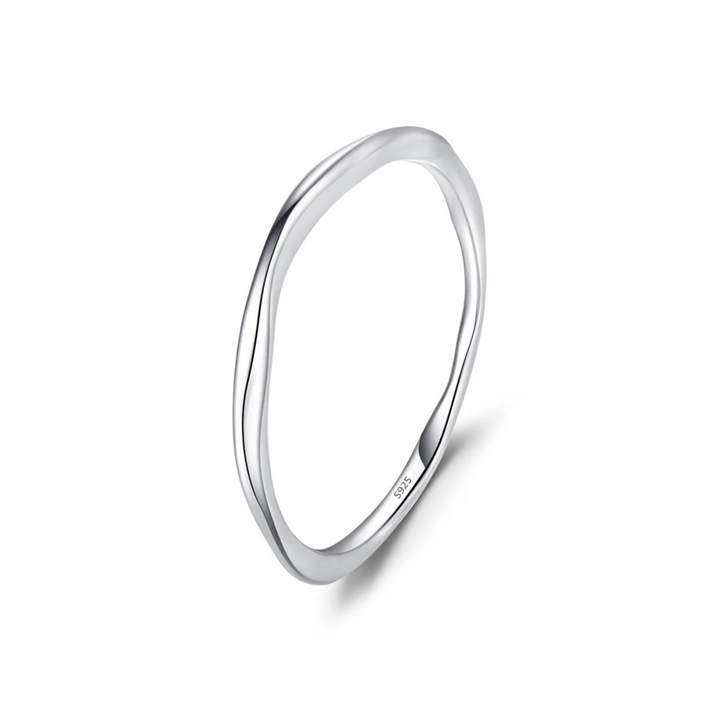 925 Sterling Silver Simple Fashion Stackable Ring